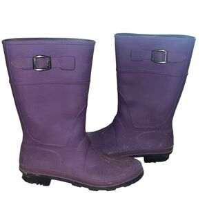 Kamik Kids’ Raindrops Rain Boots Purple Size 5